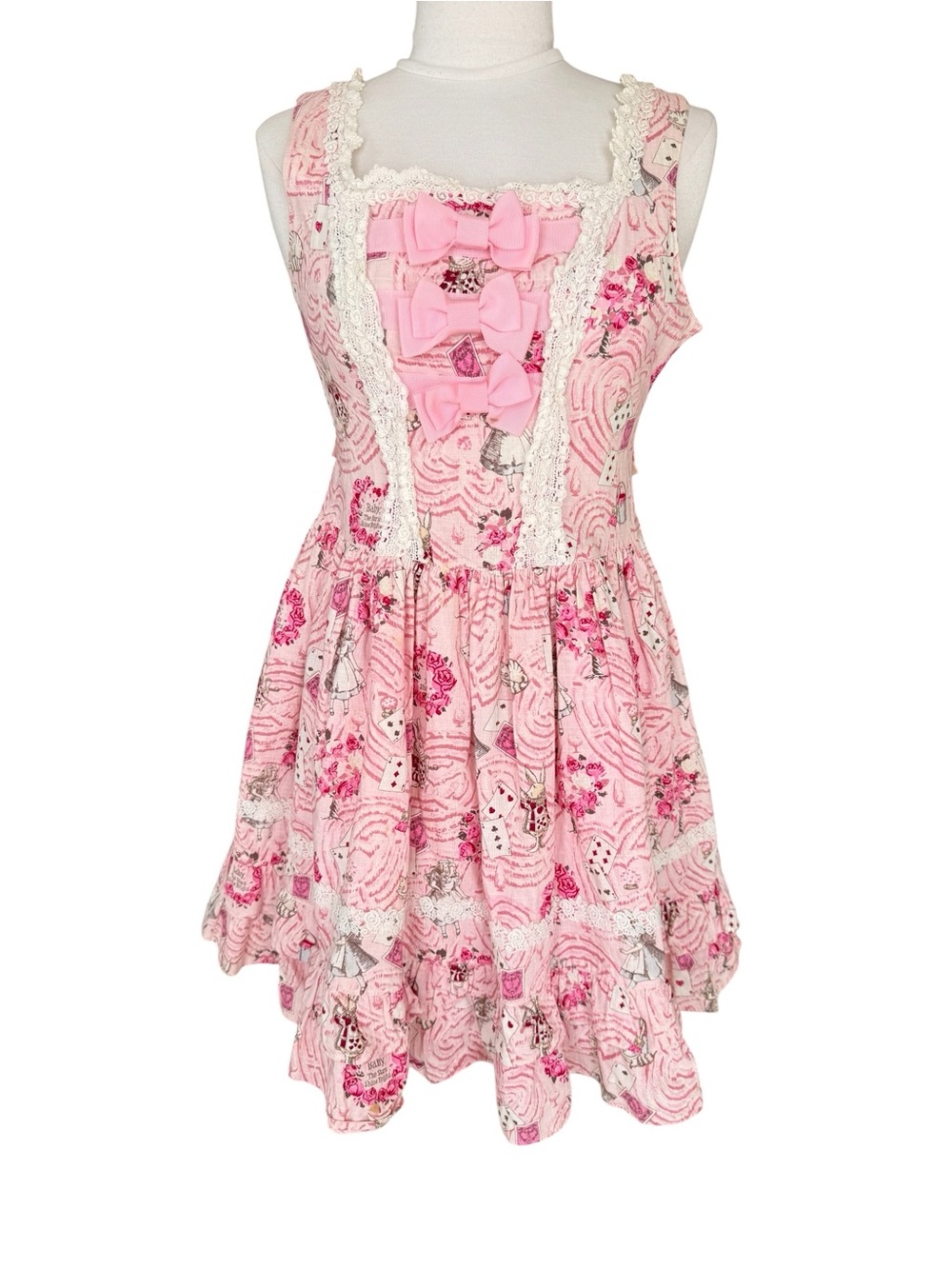 Baby the Stars Shine Bright Pink Garden Alice Print Babydoll JSK Size Small